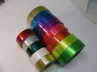 Glitter Flake Vinyl Tape, choose your color and size, Glitter Chips 