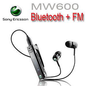 01 Sony MW600 Bluetooth Headphones Inear Earphones FM Caller Display 