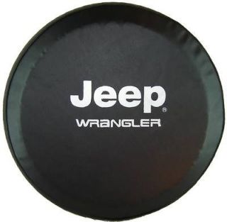   Jeep® Wrangler Tire Cover 32   33 Tuxedo Black Vinyl (Fits Jeep