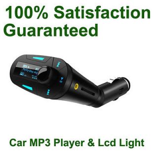 Car FM Transmiter For IPOD  Player USB SD MMC blue