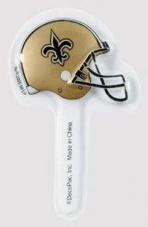   ORLEANS SAINTS Cupcake Picks/Cake Toppers Sports Football Party Favor