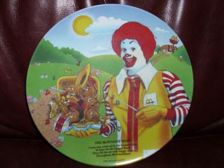 Vintage Ronald McDonald Plate The McNugget Band 1989