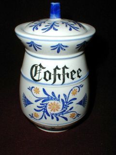Royal Sealy HERITAGE Blue Onion Japan Coffee Canister
