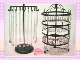   Rotating Necklace~ Earring Holder~Stand~Jewelry Tree Combo Set Display