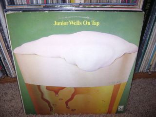 JUNIOR WELLS On Tap VG++ Delmark BLUES LP #635 WATCH ME MOVE, The 