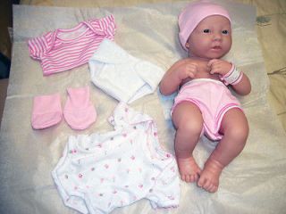 Berenguer La Newborn 14 Baby Girl Doll Lifelike Real Looking w 