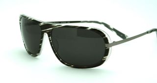   CK7257S 019 New STRIPED ONYX BLACK 63/13 Authentic MEN Sunglasses