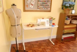 Arrow 601, 98601 Gidget White Sewing Machine Table