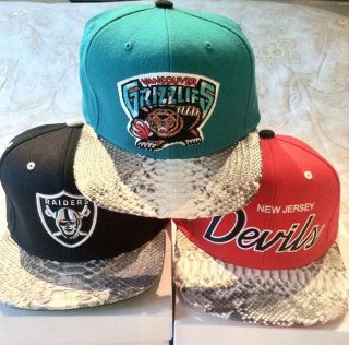 Just Don Snakeskin Snapback RSVP Gallery Grizzlies Devils