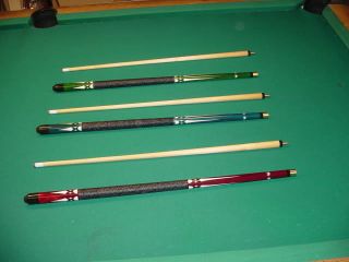 WHOLESALE LOT OF 3 CUES WITH SCORPIONS pool billiards CARLSCUES  