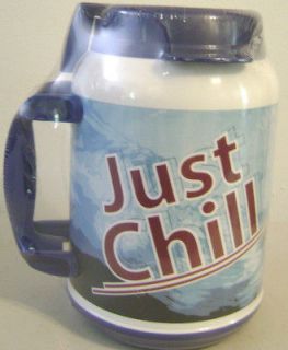 Just Chilll 64 Oz Travel Mug Cup Water Bottle Long Tervis Tumbler 