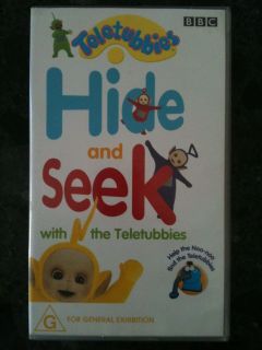 TELETUBBIES ~ HIDE AND SEEK ~ VHS VIDEO ~ AS NEW MINT CONDITION