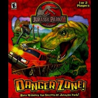 JURASSIC PARK III Danger Zone Dinosaur GAME RARE BIG BOX EDITION 