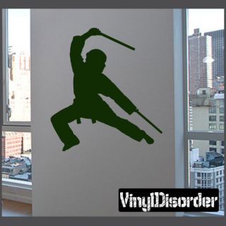 Karate AL 014 Sports Vinyl Decal Car or Wall Sticker Mural