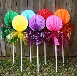 Holiday Candyland Birthday Wonka Party Indoor/Outdoor Lollipop 