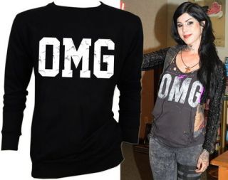 OMG Kat Von D Punk Goth Death Funky Rock Punk Hot Hit Sweater Jumper S 