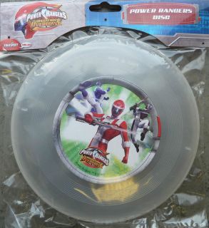 POWER RANGERS OPERATION OVERDRIVE EOLO SPORT CLEAR FRISBEE BRAND NEW