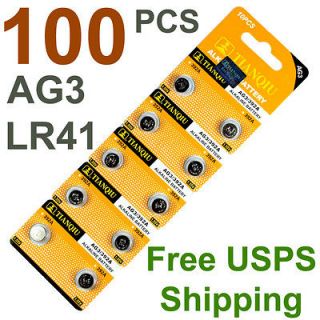   LR41 392A LR736 SR41 1.5V Alkaline Watch Battery   Free US Shipping