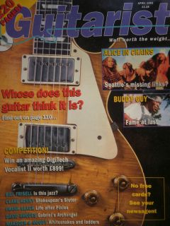 GUITARIST 04/93 ALICE IN CHAINS   BUDDY GUY   59 LES PAUL STANDARD 