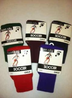 TWIN CITY YOUTH SOCCER SOCKS   XS   NEW   ASST COLORS