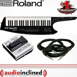 Roland AX Synth Keytar Black AXSYNTH BK w FS 5U, Cables