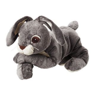 IKEA VANDRING HARE Soft Toy   Stuffed Rabbit   Color Grey