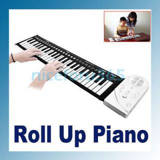   Portable 49 keys Flexible soft Roll Up Electronic Keyboard Piano