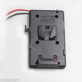 mount V lock D Tap BP Battery Adapter Mount Plate fr Sony IDX DSLR 
