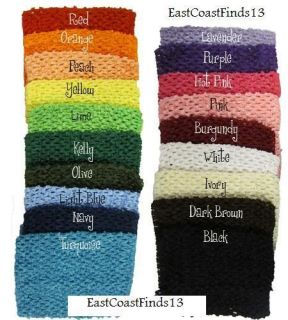   Crochet Tutu Top Medium 6 Inch Kids Dress Up Clothes Headband Baby  4