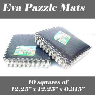 Puzzle EVA Foam Tiles Mats Flooring carpeted floor 12.25x 12.25x 0 