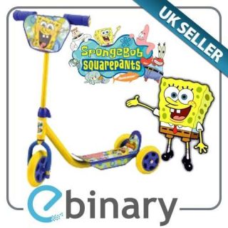 SpongeBob 3 Wheel Squarepants Scooter Kids Gaming Toy