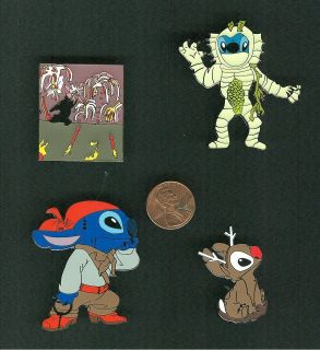LILO AND STITCH FANTASY PINS   STITCH   IN COSTUMES / HOLIDAY 