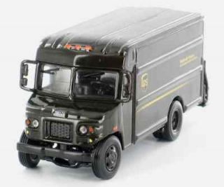 UPS DELIVERY P80 BUBBLE NOSE TRUCK 1/87 HO SCALE DIECAST MODEL BY 