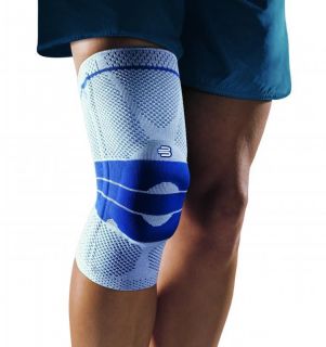   New Bauerfeind Knee Support Titanium Blue German Brace Support