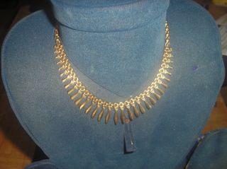 FINE ITALIAN COLLECTION 14 KT GOLD CLEOPATRA NECKLACE 17 NEW 12.5G