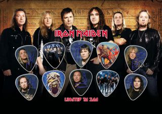 Iron Maiden Guitar Pick Set Display LIMITED EDITION