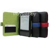 kindle 3 / 3G (keyboard style) cover case in BLUE GREEN or RED 
