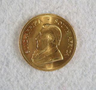 1980 South African 1 oz Gold Krugerrand.