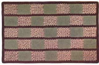 Crochet PATTERN Throw Scatter Kitchen Rug Door Mat