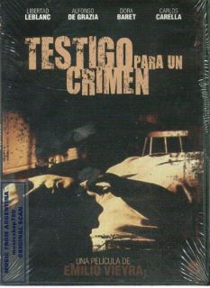 DVD TESTIGO PARA UN CRIMEN MOVIE ARGENTINA SEALED EMILIO VIEYRA 