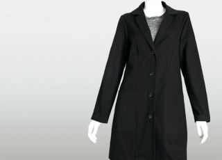 black lab coat in Lab Coats