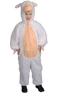 Plush Lamb Child Halloween Costume Size 8 10 Medium