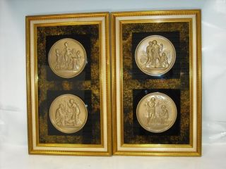 Vintage Pair Turner Wall Accessories Greco/Roman Themes