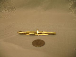 Collectible Anson Hammer And Chisel Tie Clasp Bar Clip Pin Plus One