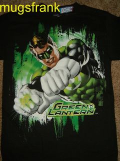 Green Lantern Ring Rays Dc Comics Black Shirt Nwt
