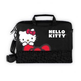 HELLO KITTY NOTEBOOK LAPTOP COMPUTER PADDED CASE BAG w/ SHOULDER STRAP 