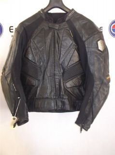 Wolf Titanium Kangaroo Leather Motorcycle Jacket EU 58 UK 48