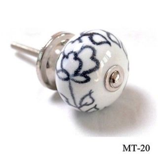   Ceramic & Enamel Effect Cupboard Knobs Drawer Knobs Kitchen Knobs