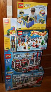 Lego City Lot 3182 Airport 7208 Fire Station Storage Bin 628 Grey 