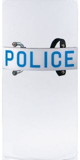 Law Enforcement Anti Riot Clear Police Tough Polycarbonate Shield